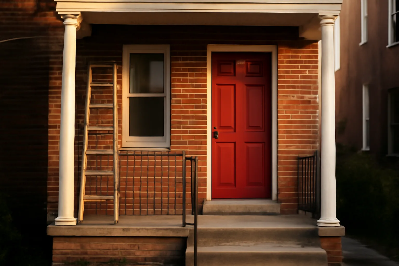 Rowhouse exterior in Baltimore County representing rental housing license renewal inspections