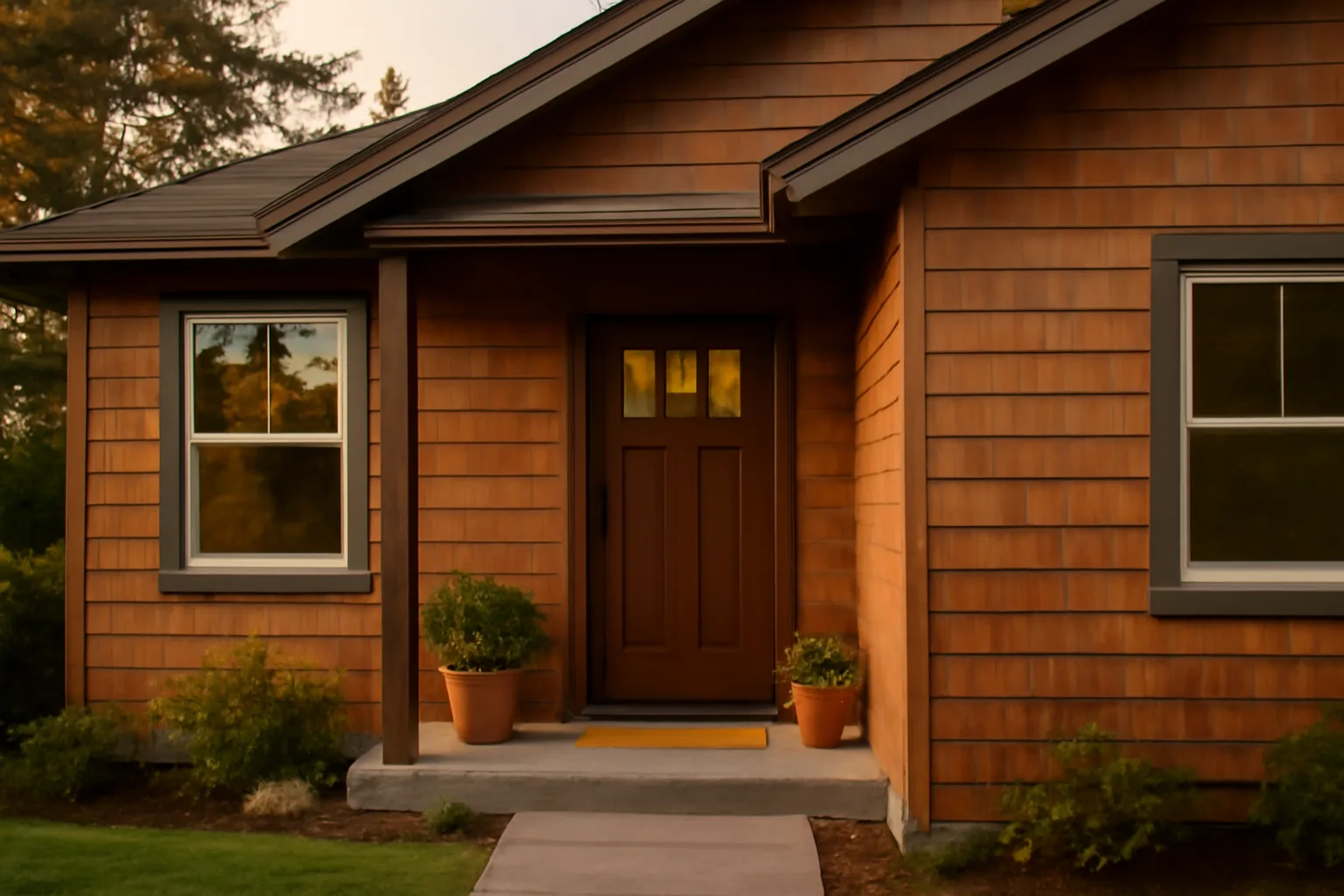 Suburban Bothell Washington home exterior representing a short term rental property