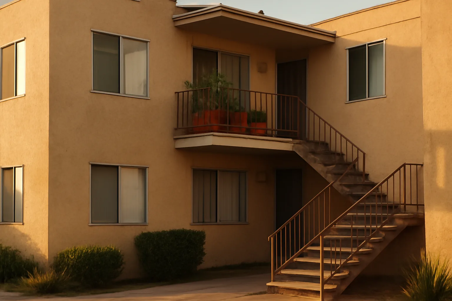 Small Los Angeles apartment building exterior representing rental registry compliance