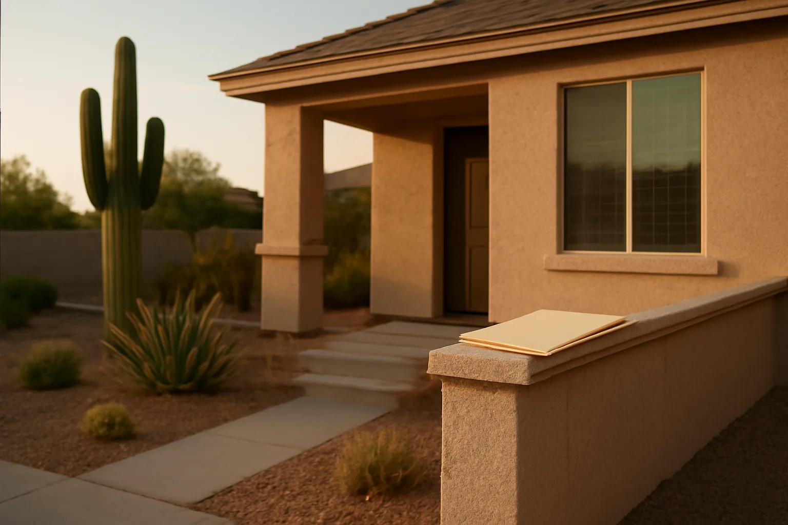 Suburban Phoenix rental house exterior representing Maricopa County rental registration requirements