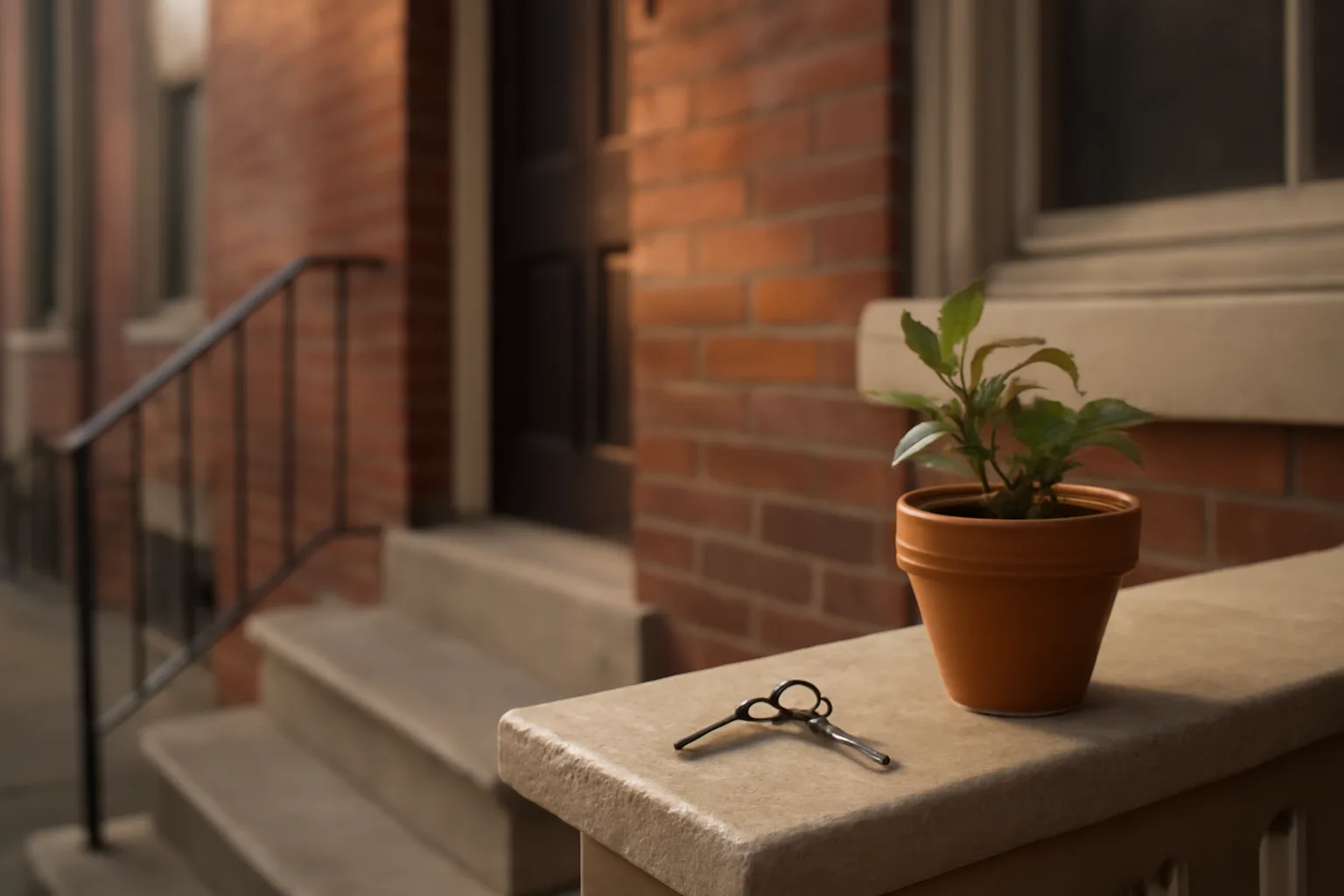 Philadelphia rowhome stoop representing a short term rental license property