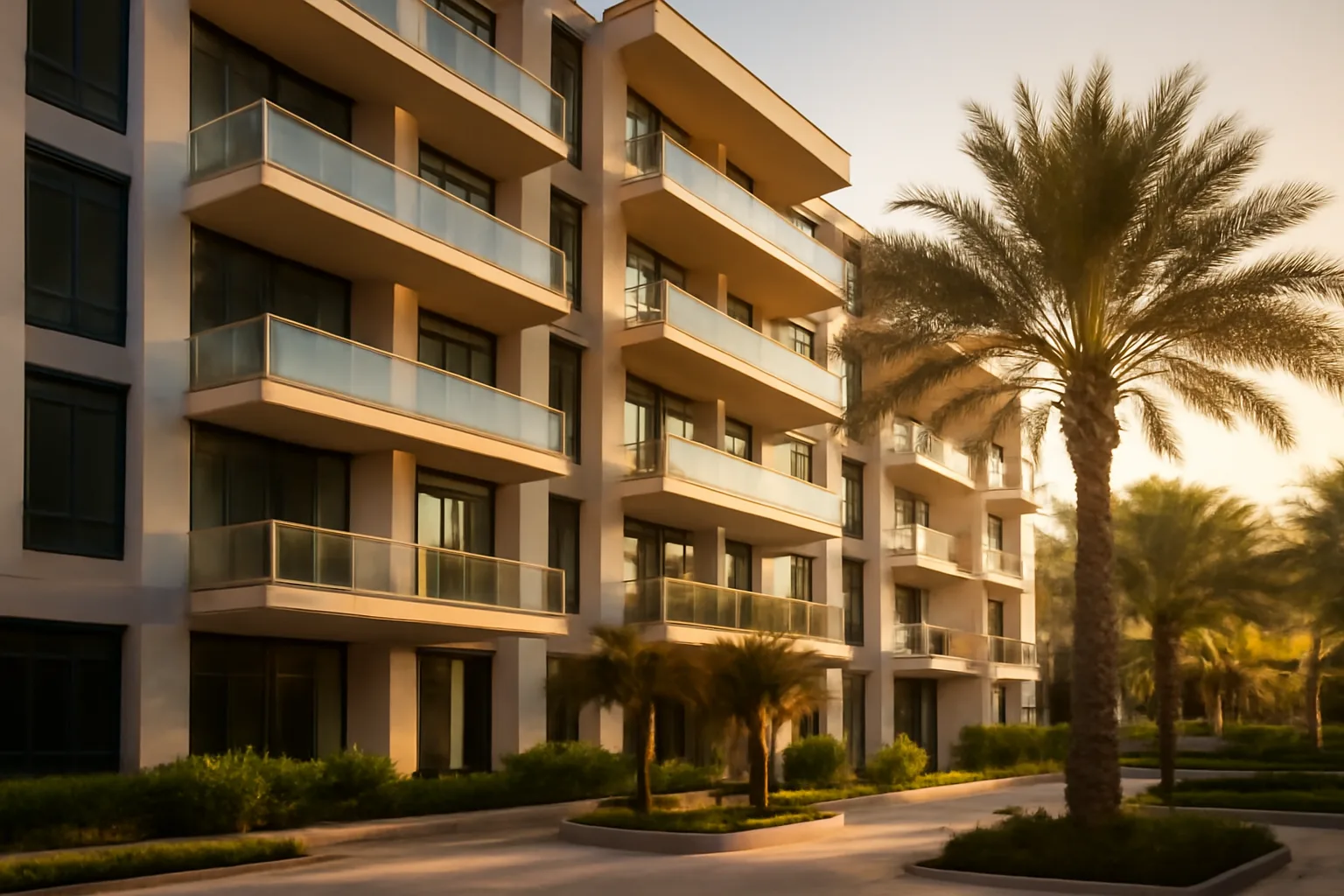 Abu Dhabi apartment building exterior representing tawtheeq rental registration requirements